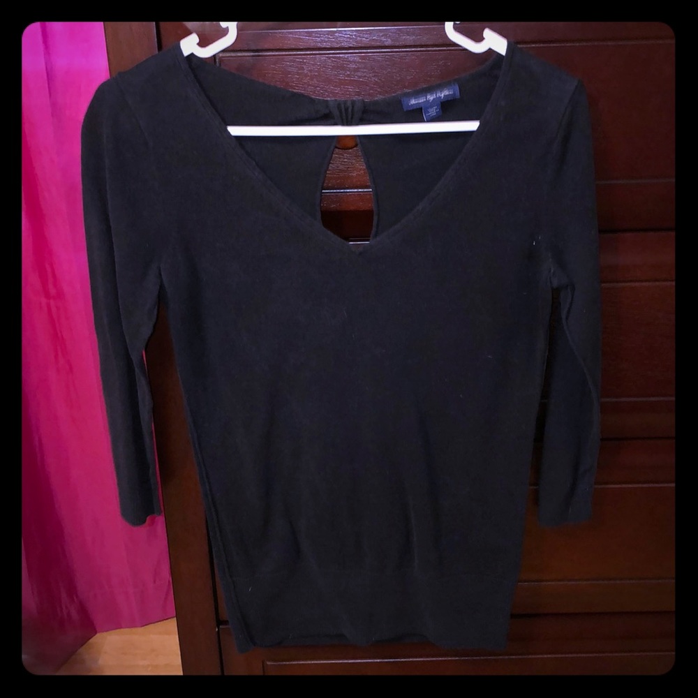 AE Keyhole Back Sweater